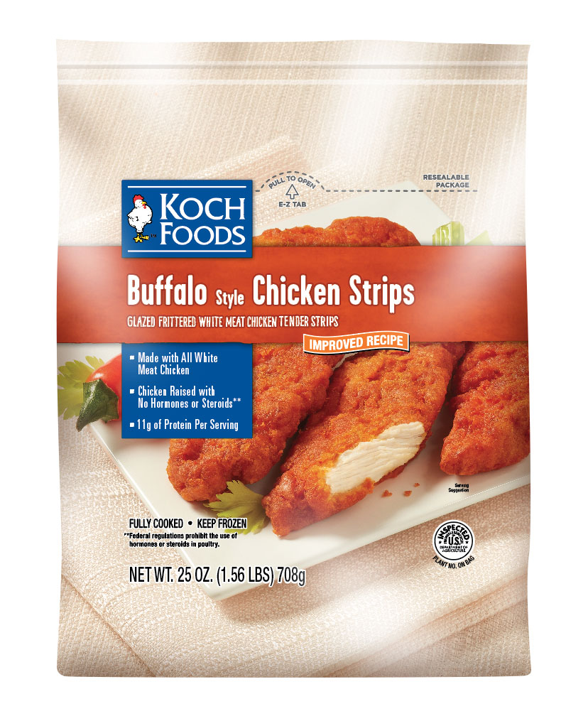 Buffalo Style Chicken Strips Koch Foods